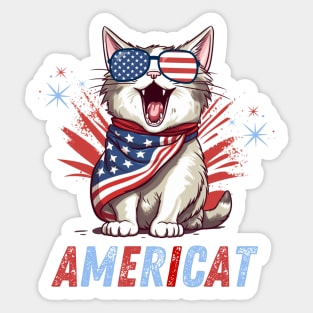 Americat Sticker